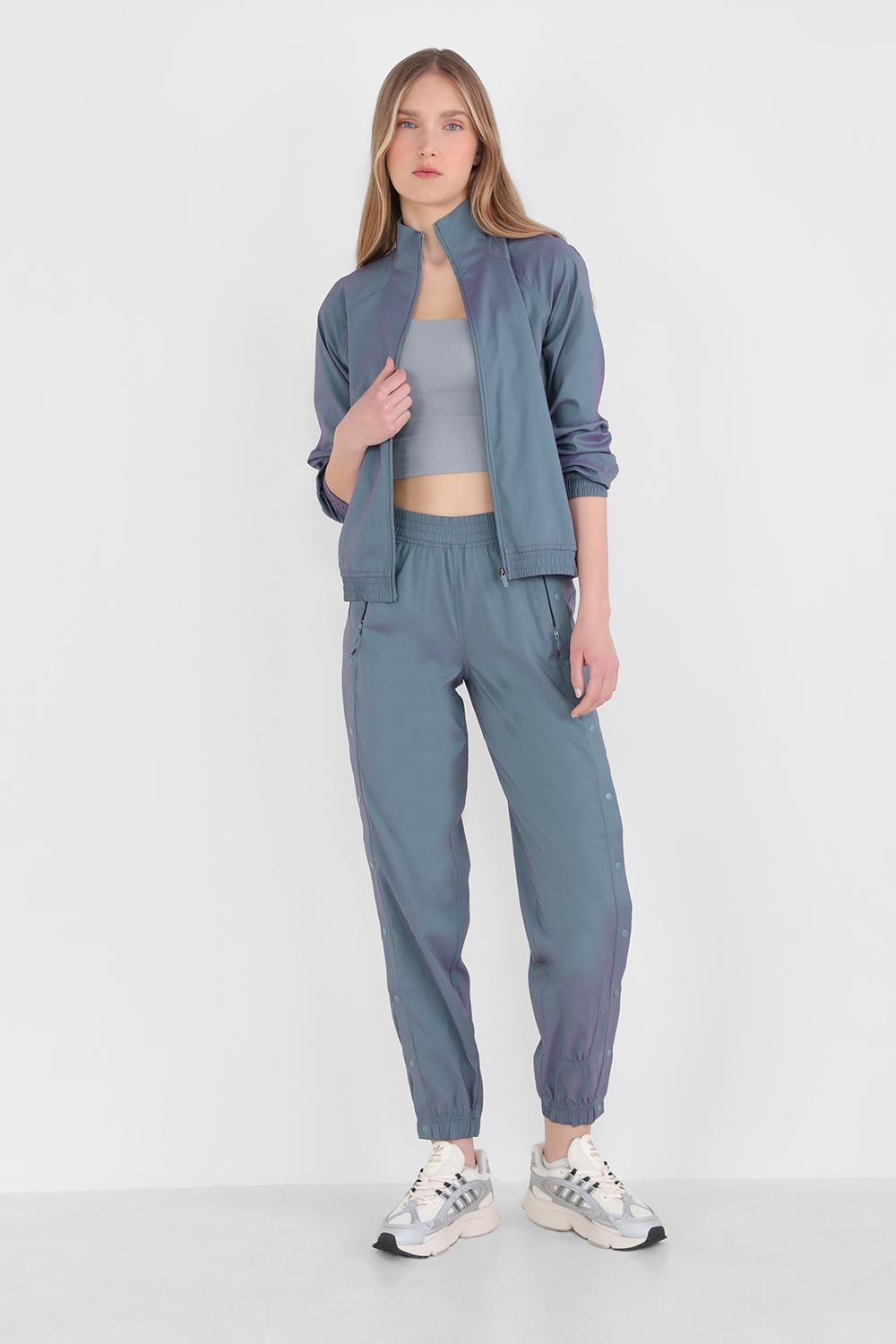 Tear-Away Mid-Rise Track Pant